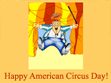 4/3 American Circus Day celebrate the date ecards