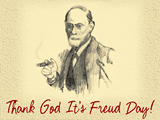 5/6 Freud Day celebrate the date ecards