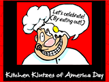 6/13 Kitchen Klutzes of America Day celebrate the date ecards