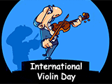 6/17 Violin Day celebrate the date ecards