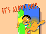 8/12 Aloha Day celebrate the date ecards