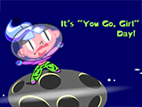 10/11 You Go, Girl Day celebrate the date ecards