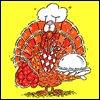 Stuff Yourself at Our Place!  -- Printable Thanksgiving Party Invitations eCard from American Greetings