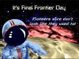 7/29 Final Frontier Day celebrate the date ecards