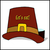 Pilgrim Boy  -- Printable Thanksgiving Hats eCard from American Greetings