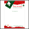Contemporary Accents  -- Printable Christmas Stationery eCard from American Greetings