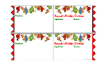 Holiday Treats -- Printable Christmas Recipe Greeting Cards from Blue Mountain
