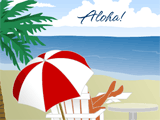 Desktop Vacation celebrate summer ecards