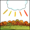 God's Paintbrush  -- Printable Celebrate Autumn Greeting Cards eCard from American Greetings