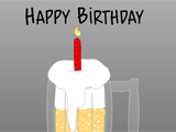 Beer or Cake? happy birthday ecards