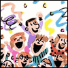 Let's Go Act Stupid! -- Marid Gras Greeting Cards project from Yahoo! Greetings