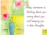 Someone Is Thinking of You encouragement ecards