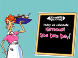 6/1 National Side Dish Day celebrate the date ecards