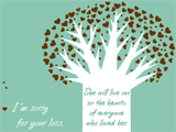 She Will Be Remembered sympathy ecards