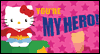 You're My Hero Just Because eCards
