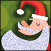 Jolly Santa  -- Printable Funny Christmas Greeting Cards eCard from American Greetings