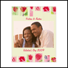 Romantic Roses -- Add-a-Photo Holiday Frame Mats project from Yahoo! Greetings