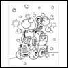 Bubble Truck -- General Coloring Sheets project from Yahoo! Greetings
