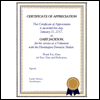 Volunteer Appreciation -- General Certificates project from Yahoo! Greetings