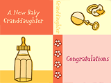 New Granddaughter new grandchild ecards