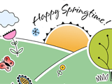 Springtime Joy celebrate spring ecards