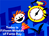 7/17 15 Minutes of Fame Day celebrate the date ecards