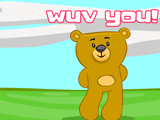 Horny Bear getting physical ecards