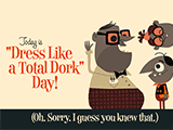 10/19 Dress Like a Dork Day celebrate the date ecards