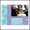 Aquamarine Add-a-Photo -- Add-a-Photo Flora and Fauna Calendars project from Yahoo! Greetings