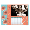 Tangerine Add-a-Photo -- Add-a-Photo Flora and Fauna Calendars project from Yahoo! Greetings