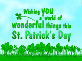 Wonderful Things st patricks day ecard