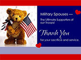 5/9 Military Spouse Day celebrate the date ecards