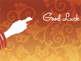 Fingers Crossed good bye & good luck ecards
