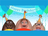 A Little Chin Music happy birthday ecards