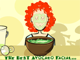 Avocado Facial friendship between women ecards