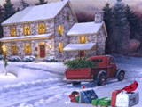 Holiday Sights <br> and Sounds christmas ecards