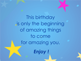 Amazing You (Personalize Age) milestone birthday ecards