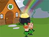 Leprechaun Toss (Game) st. patricks day ecards