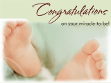 Your Miracle-to-be parents-to-be ecards