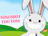 Slingshot Egg Toss (Game) easter ecards