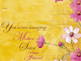 Mother, Sister, Friend mothers day ecards