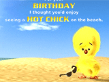 A Hot Chick for You happy birthday ecards