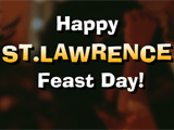 8/10 St. Lawrence Feast Day celebrate the date ecards
