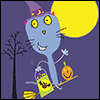 Knock! Knock!  -- Printable Halloween Greeting Cards Just For Kids eCard from American Greetings