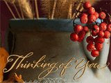 Thinking of You thanksgiving ecards