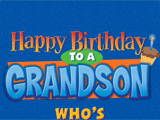 You're The Best, Grandson happy birthday ecards