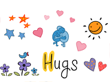 Sending You a Hug hugs & smiles ecards