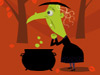 Watchful Witch  -- Free Halloween Interactive, Holiday Interactive Desktop Wallpapers from American Greetings