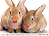 3/16 Lips Appreciation Day celebrate the date ecards