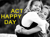 3/19 Act Happy Day celebrate the date ecards